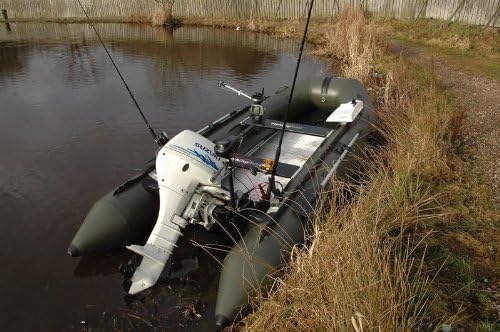 MARINE OLIVE GREEN INFLATABLE FISHING SPORTS AIR RIB BOAT 13ft