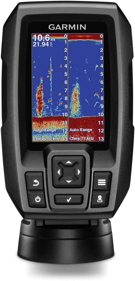 Garmin Striker 4 with Transducer, 3.5' GPS Fishfinder with CHIRP Traditional Transducer