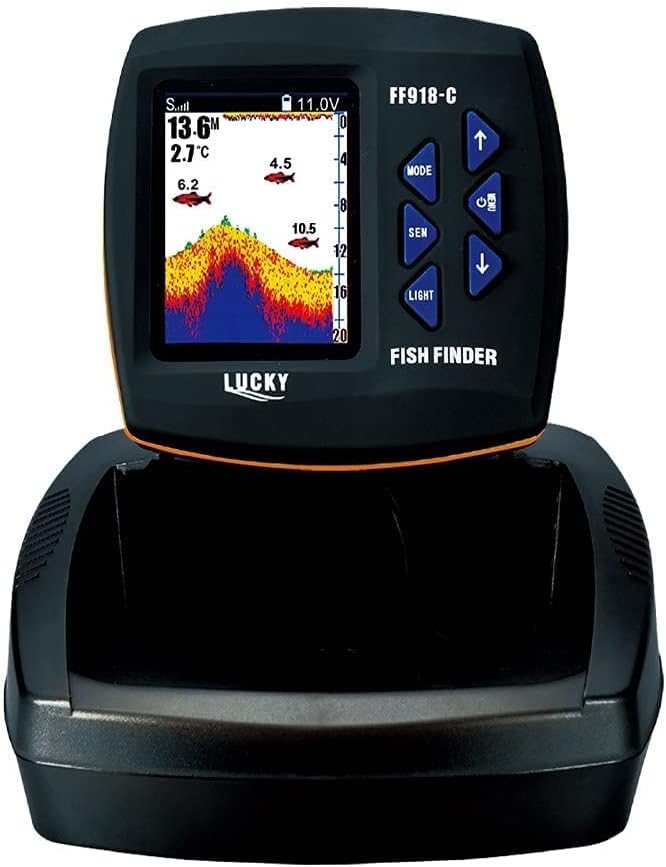 Bait Boat Wireless Colour Fish Finder- 500 Metre Range, with Coloured LCD screen. Fantastic Feature/Fish Finder. Fish ID, Zoom + More