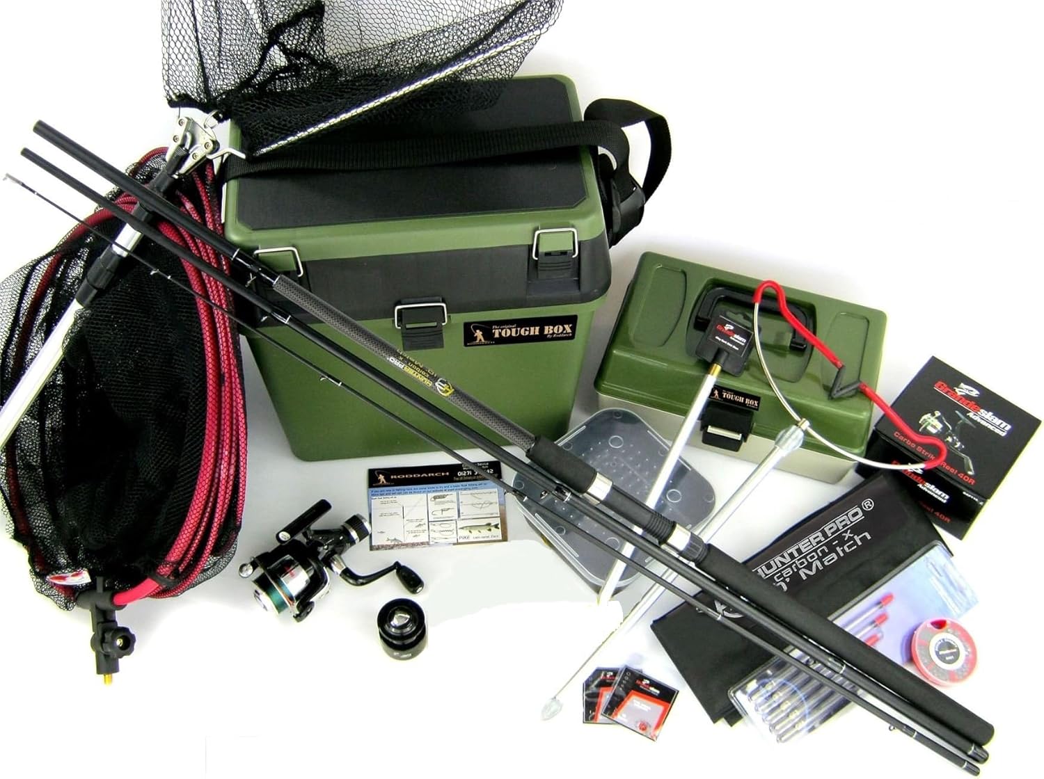 Roddarch Beginners Starter Coarse Float Fishing Kit Set - 10ft Carbon Rod, Reel, Seat Box & Tackle