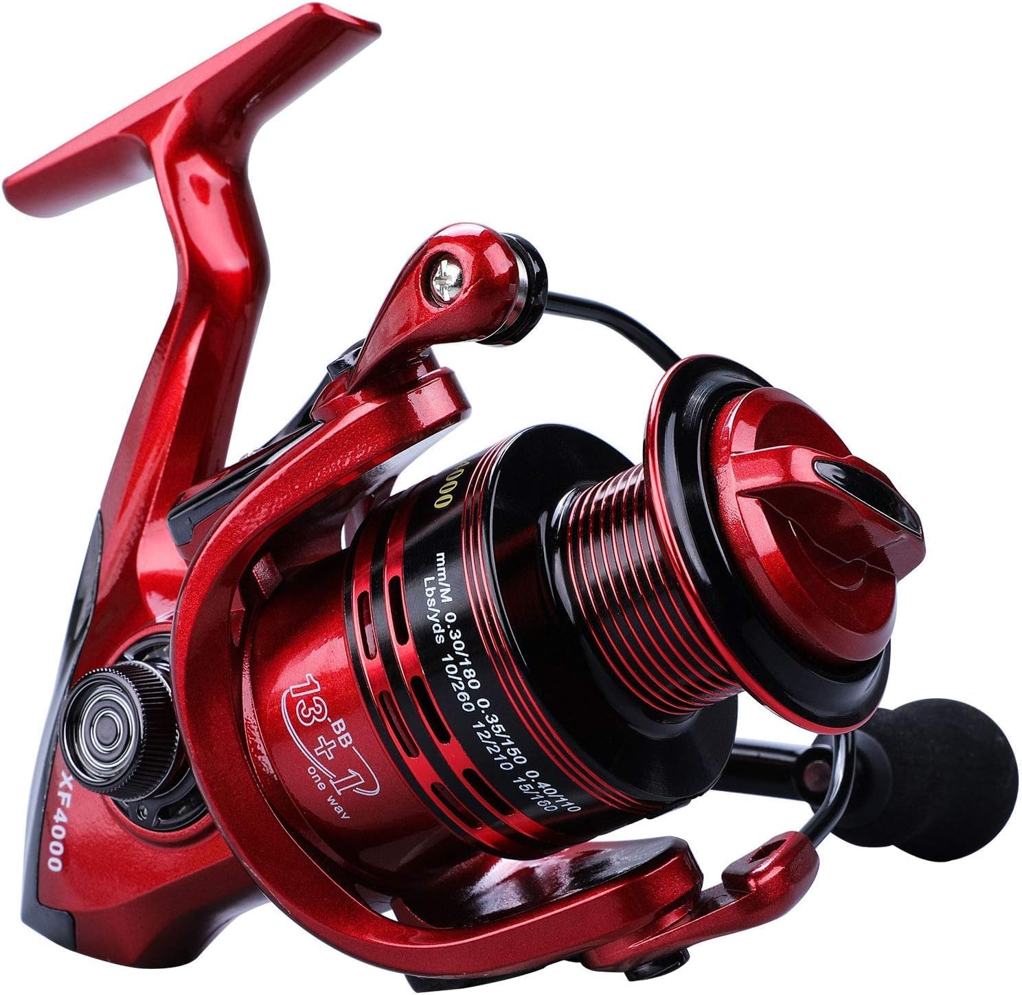 Yun Nong Professional Lightweight Spinning Fishing Reel,13+1 Bearings Ultra Smooth Retrieval System,Durable Carp Reel with Carbon Fiber Handle,for Saltwater