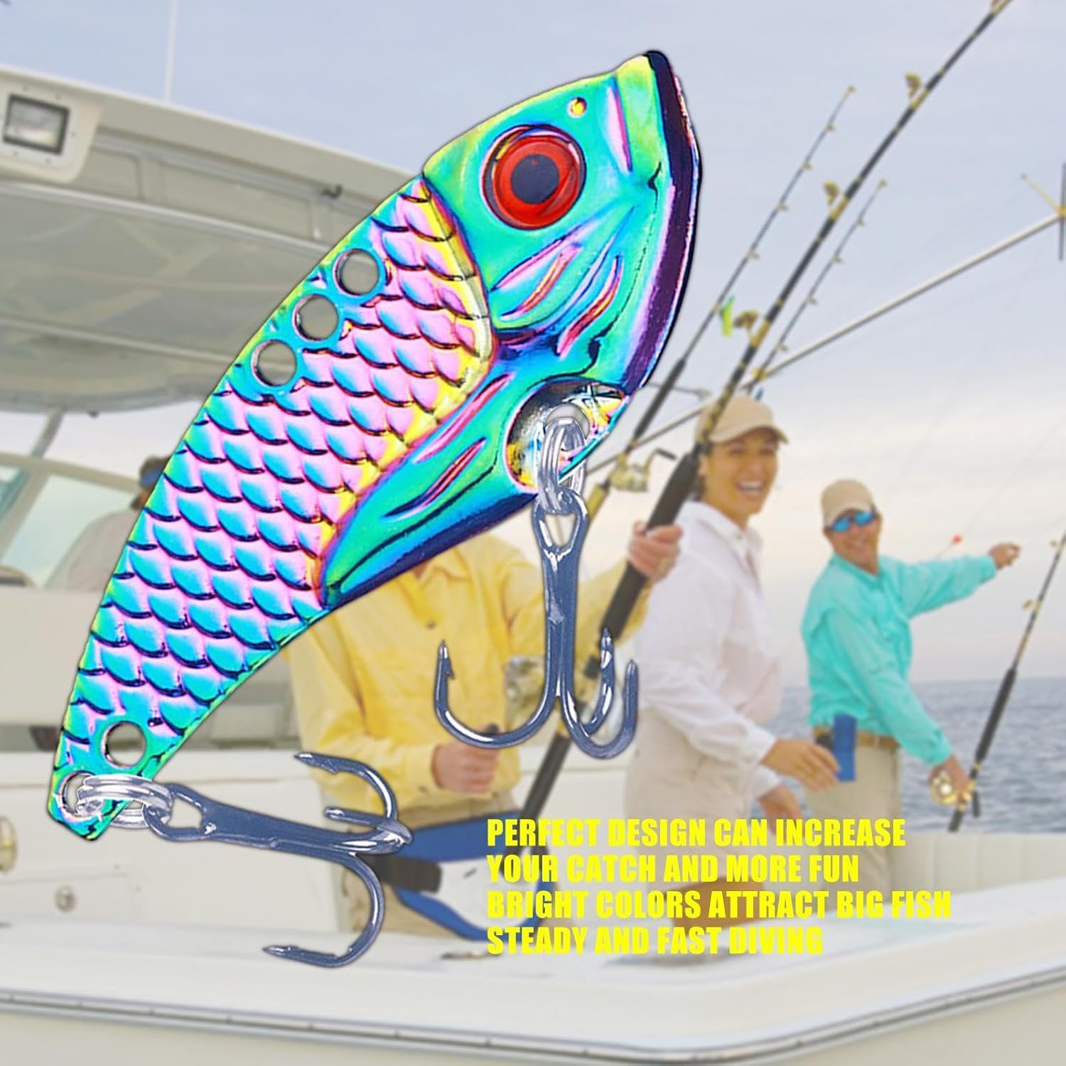 Bass Fishing Baits Bass Fishing Lure | Fishing Stuff Swimming Baits Colorful Bass Baits | Fishing Tools and Equipment, Fishing Supplies, Realistic Eyes for